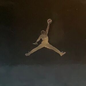Jordan White and Black Basketball Sneakers